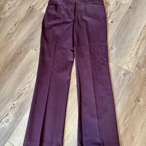 LOFT Women's Deep Purple Boot Cut Pants